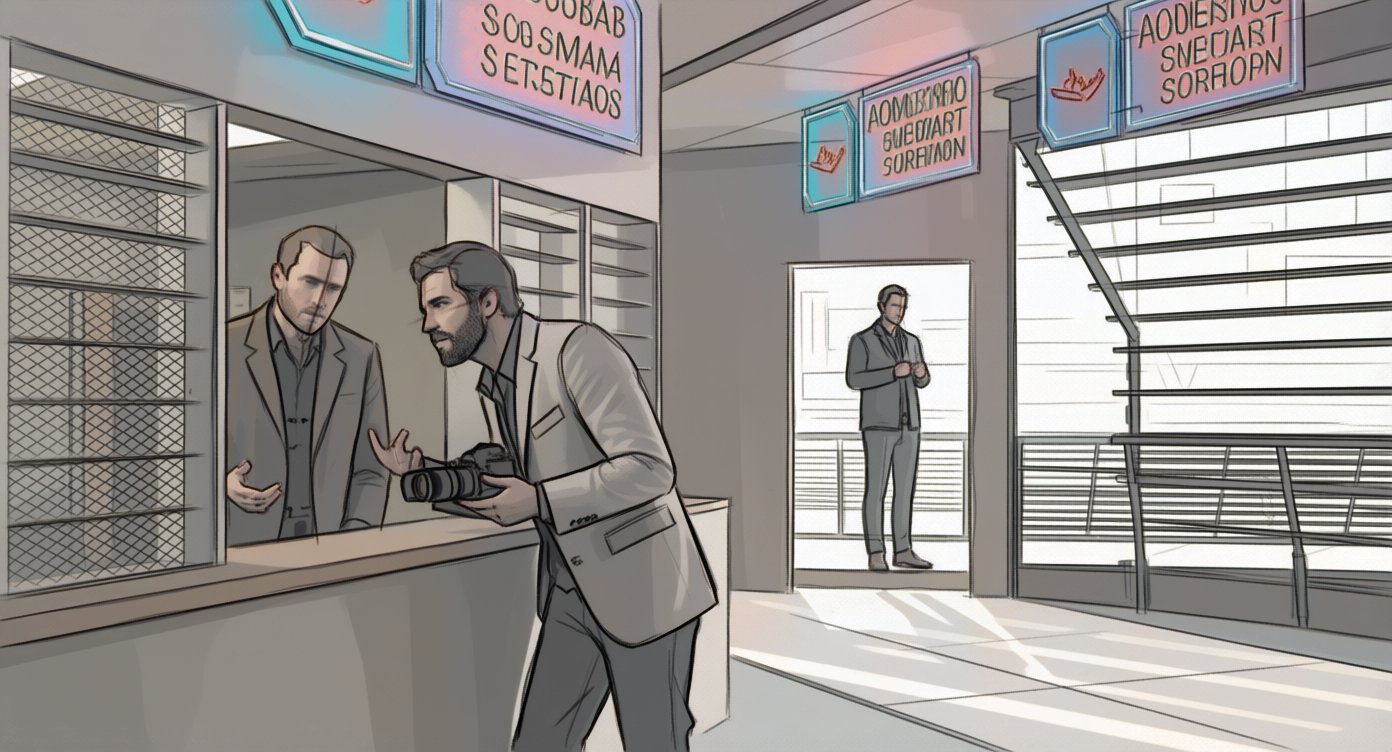 Narrative - Sci Fi - storyboard frame 3 by Dakota Warren